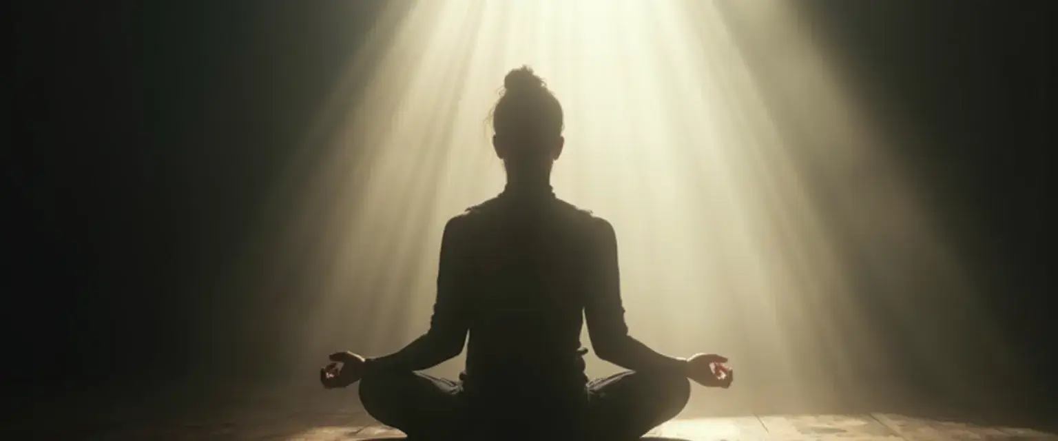 Meditating in stillness